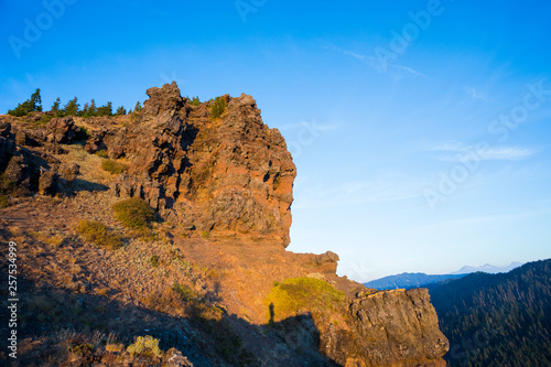 Scenery of mountain peak, Iron Mountain, Oregon, USA photo