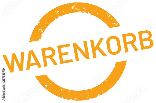 vector Button Warenkorb	