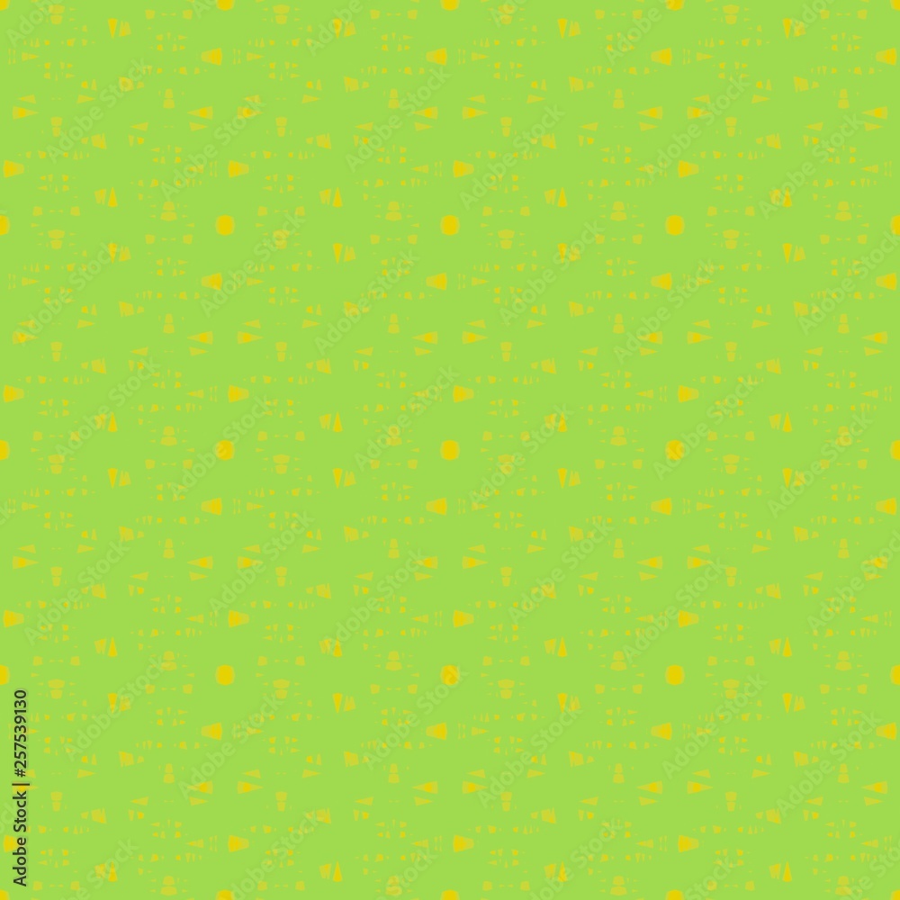 Seamless abstract pattern. Texture in green and yellow colors.