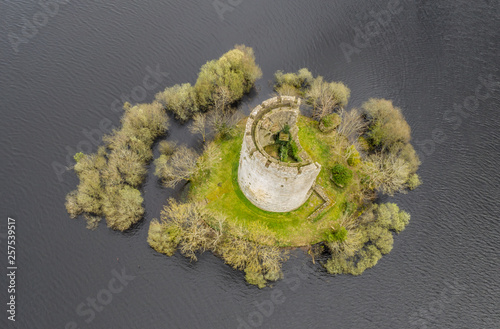 cloughoughter castle on lough oughter photo