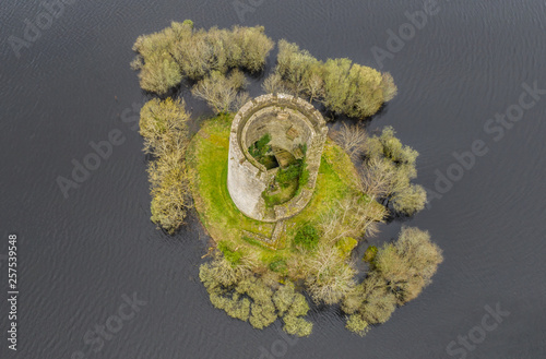 cloughoughter castle on lough oughter photo