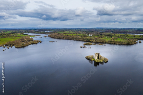 cloughoughter castle on lough oughter