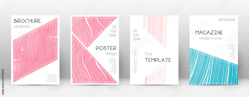Cover page design template. Triangle brochure layo Cover page design template. Triangle brochure layo