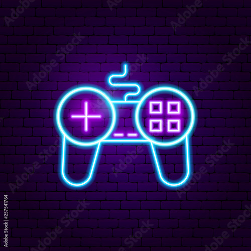 Game Play Neon Sign