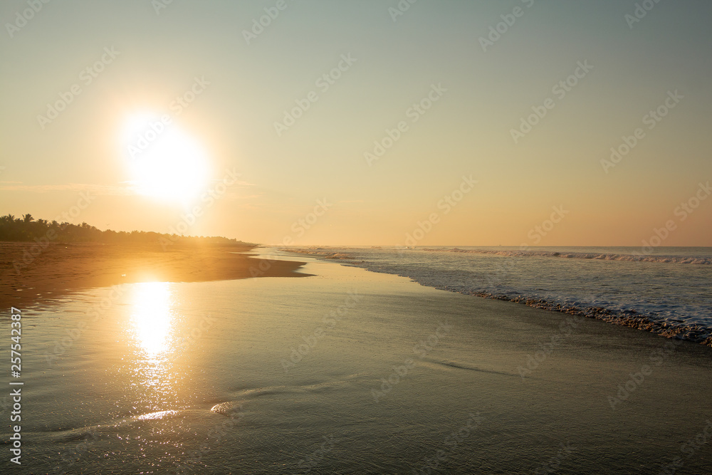 Sunrise in the beach 