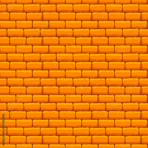 Yellow Brick Wall Seamless Texture