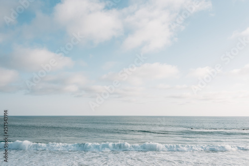 Waves in the Pacific Ocean, in Laguna Beach, Orange County, California © jonbilous