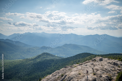 hiking and contemplating in the Adirondack Mountains in New York