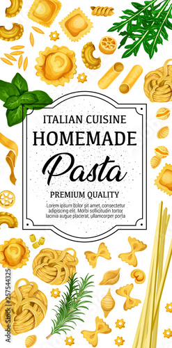 Italian pasta, Italy cuisine handmade dishes