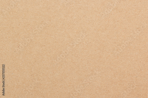 Brown paper background. Empty cardboard texture. Craft sheet © natrot