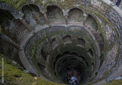 world famous initiatic well in sintra photo