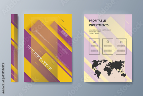 This template is the best as a business presentation, used in marketing and advertising, flyer and banner, the annual report
