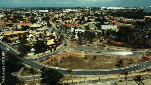 Aerial view of Itapuã, Lighthouse, Salvador, Bahia, Brazil photo