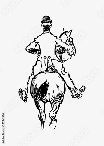 Man on a horseback