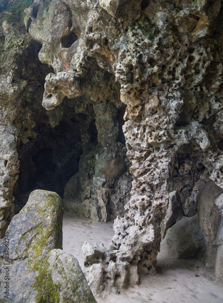 entrance of underground grotto