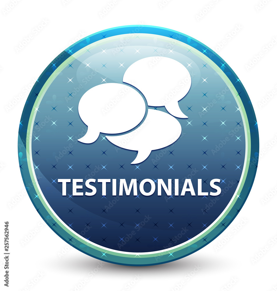 Testimonials (comments icon) shiny sky blue round button Testimonials (comments icon) shiny sky blue round button