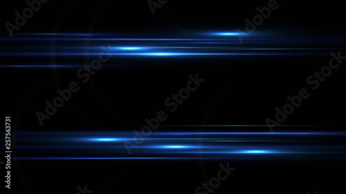 Luminous blue abstract line background.