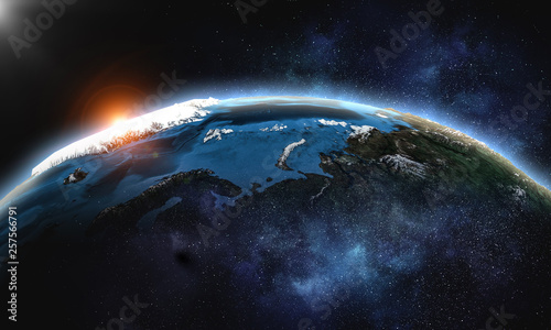 Fototapeta Naklejka Na Ścianę i Meble -  Planet Earth view