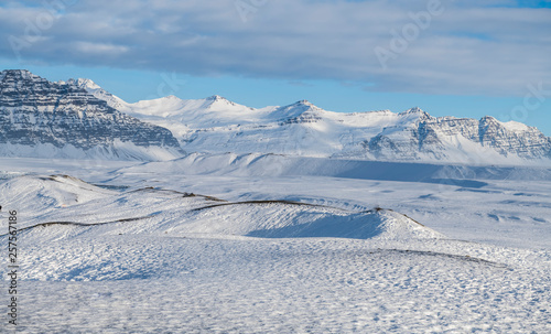 Iceland Vatnajokull glacier Landscape