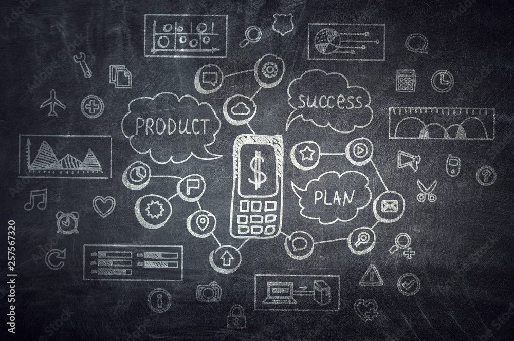 Fototapeta premium Business education as concept