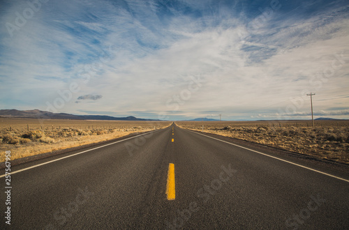 road in desert