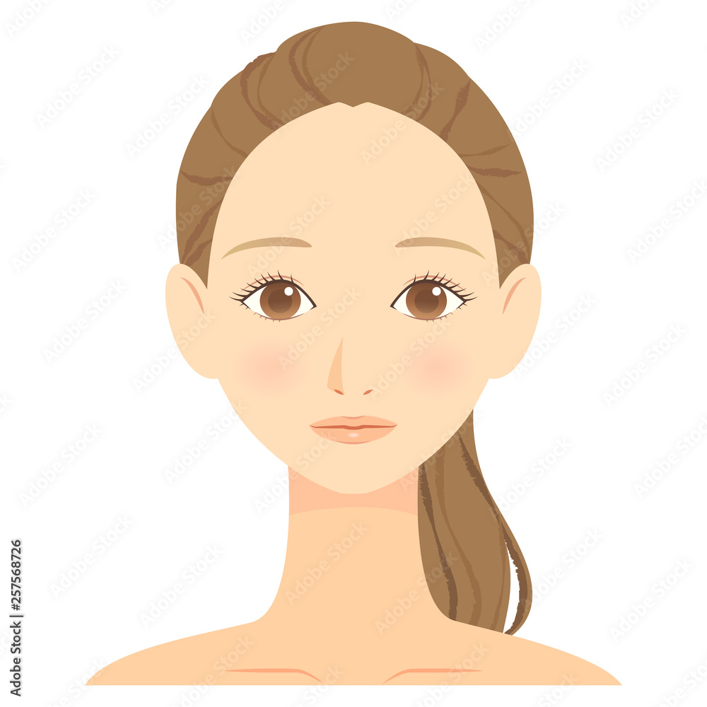 女性の顔 01 女性の顔 01