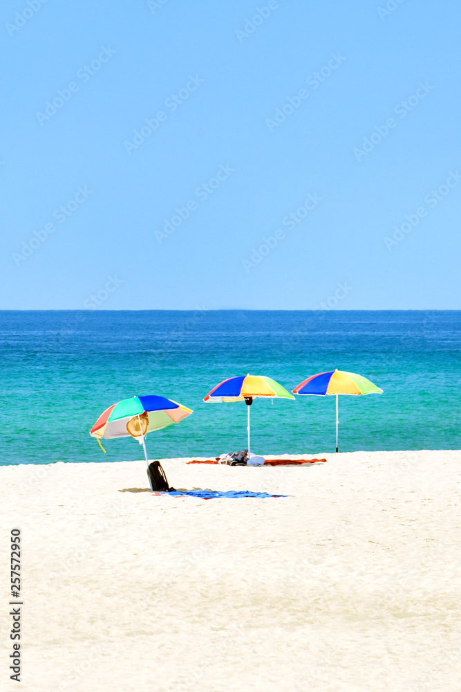 Beach sea summer background. Vacation concept.