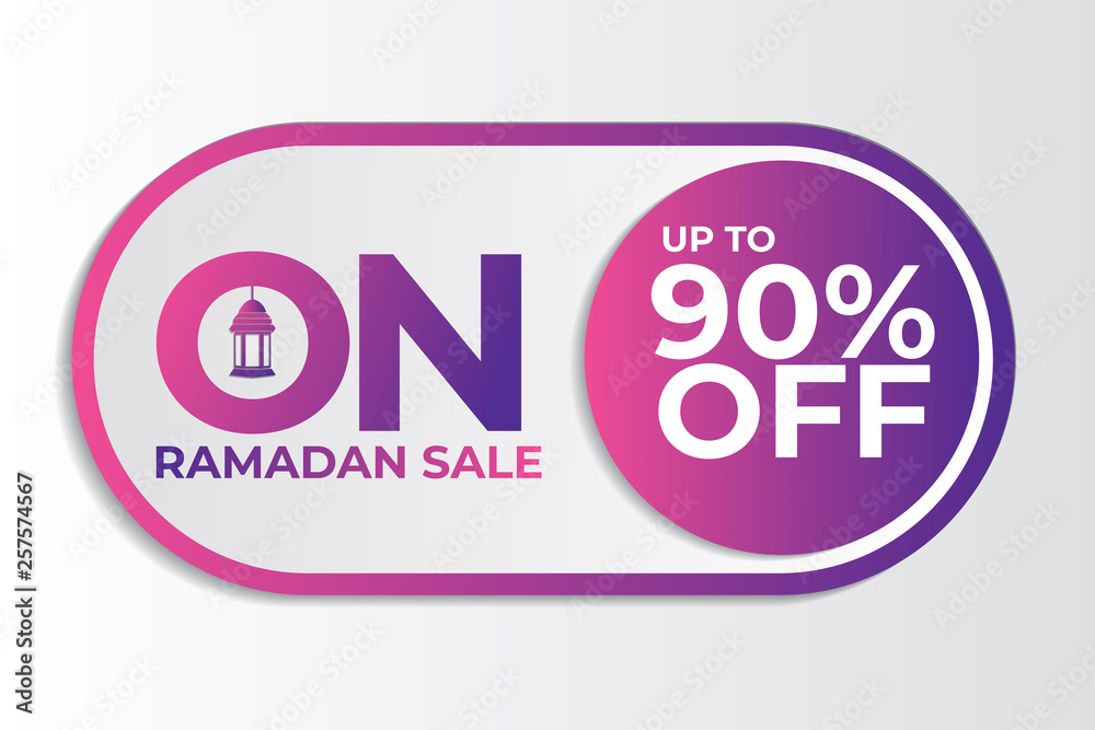 Ramadan Sale style Design Vector. Suitable for Greeting Card, Poster and Banner - Vector Ramadan Sale style Design Vector. Suitable for Greeting Card, Poster and Banner - Vector