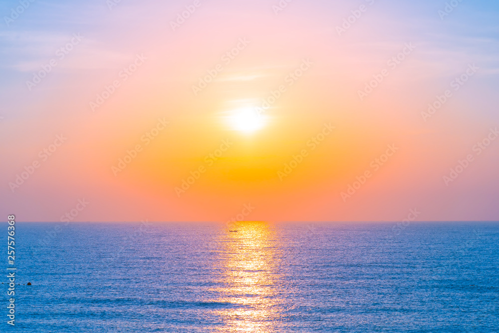 Beautiful landscape of sea ocean for leisure travel and vacation Beautiful landscape of sea ocean for leisure travel and vacation