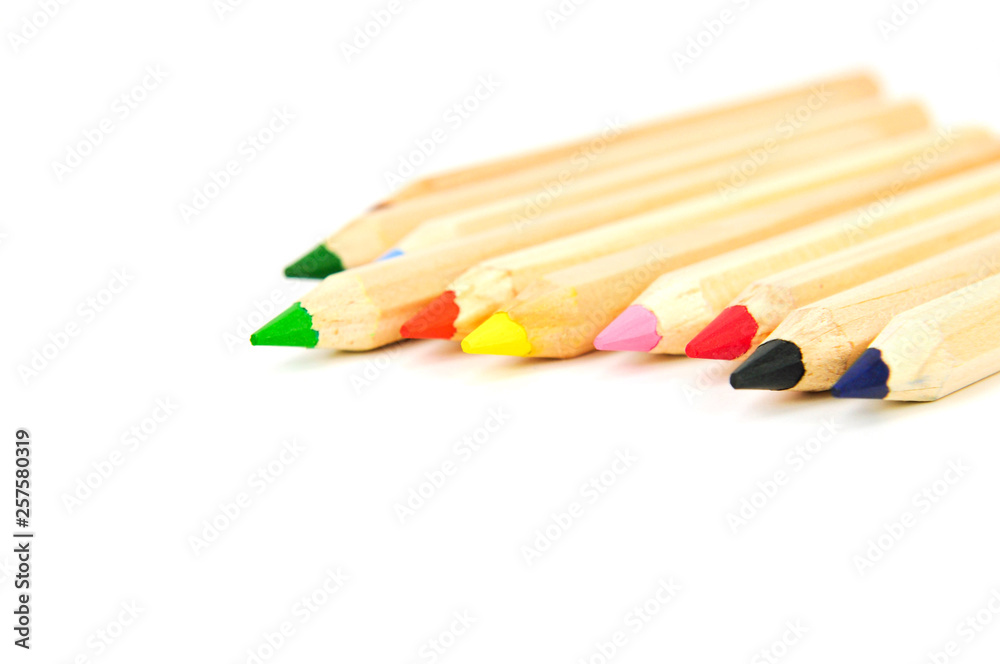 colored pencils on background colored pencils on background