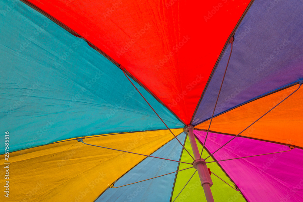 A variety of colorful umbrellas	