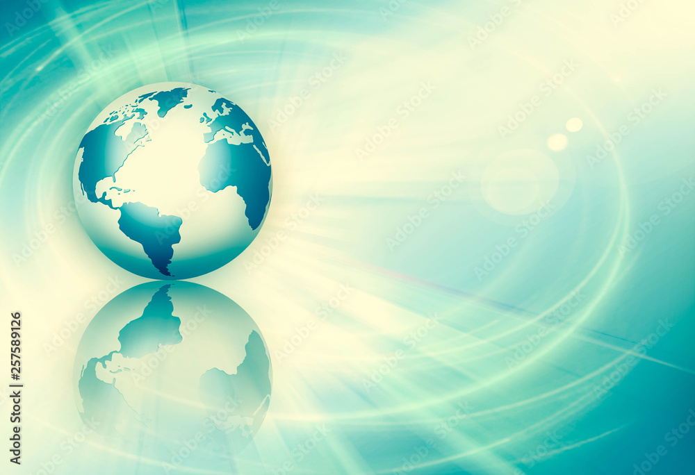 Best Internet Concept of global business. Globe, glowing lines on technological background. Wi-Fi, rays, symbols Internet, 3D illustration Best Internet Concept of global business. Globe, glowing lines on technological background. Wi-Fi, rays, symbols Internet, 3D illustration