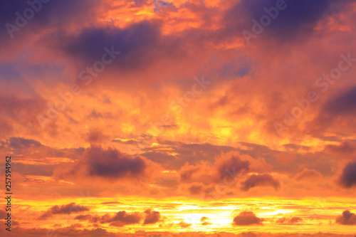 空　夕焼け