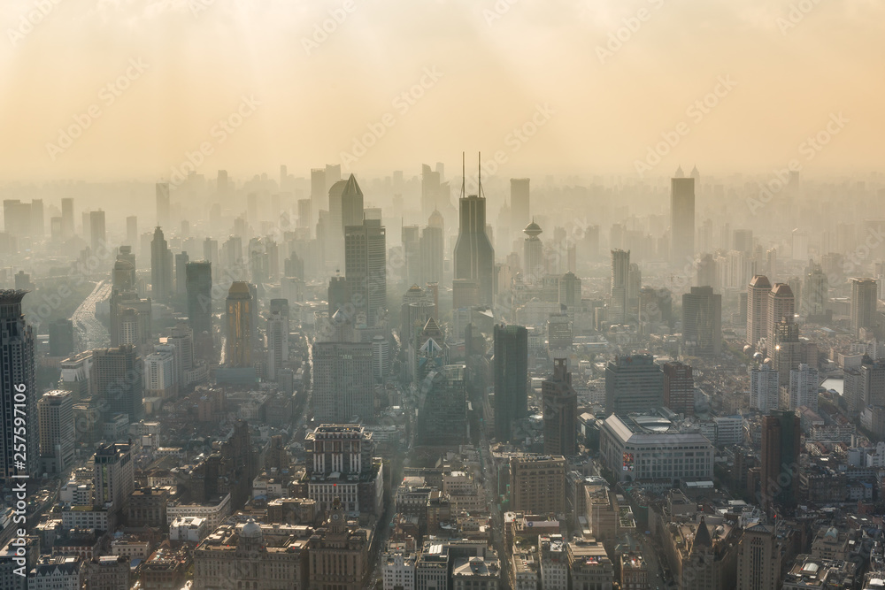 Shanghai Skyline (Sepia) Shanghai Skyline (Sepia)
