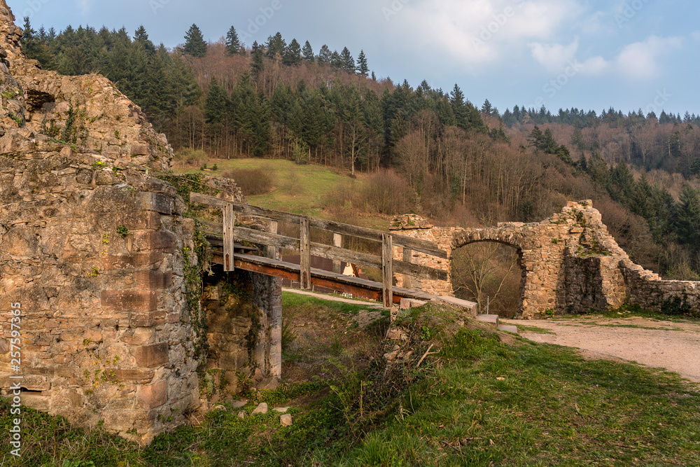 Fototapeta premium Burgruine Schauenburg Oberkirch