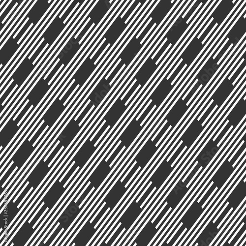 Abstract seamless stripped pattern. Parallel diagonal lines.