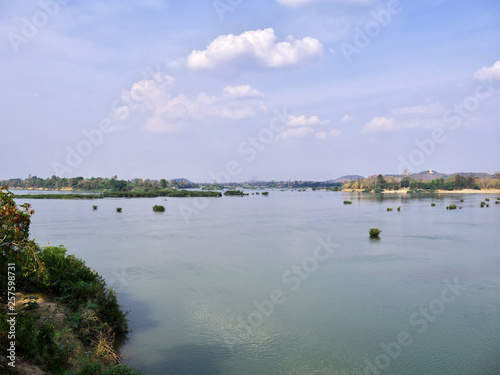 Mekong river, Champassak, Laos, Pakse photo