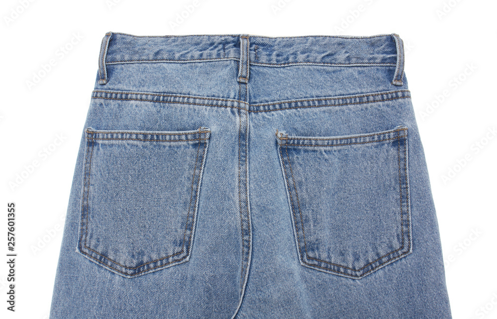 Blue Jeans Isolated on White Blue Jeans Isolated on White