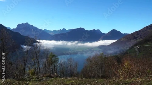 Wolkenbildung über dem Walensee, Time-Lapse