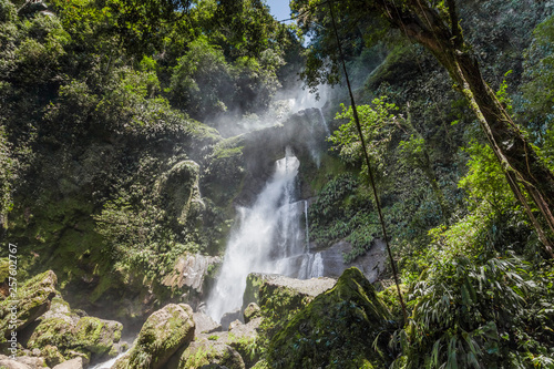 Waterfall in the peruvian jungle