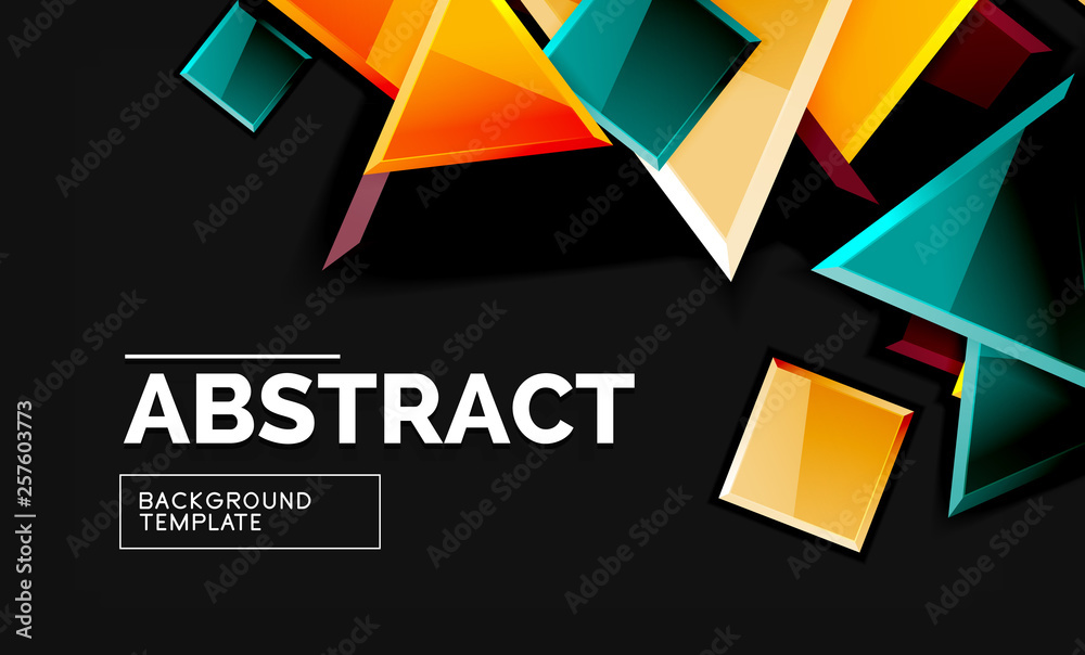 Shiny style geometric background