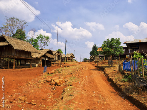 Laos village, Champassak photo