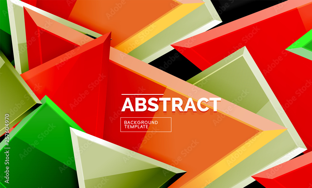 Glossy squares and triangles geometric backgrounds Glossy squares and triangles geometric backgrounds