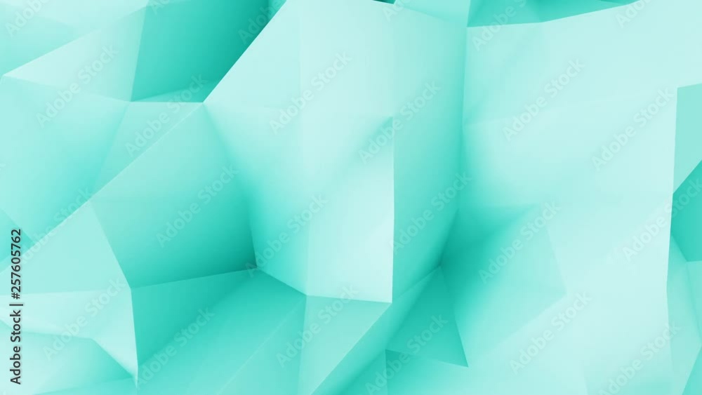 Abstract triangle geometri set pastel colors background. 4K seamless animation footage.