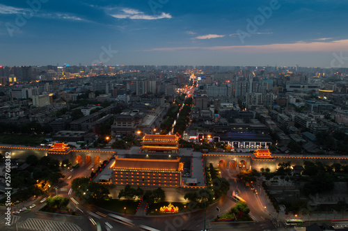 panoramic view of xi'an