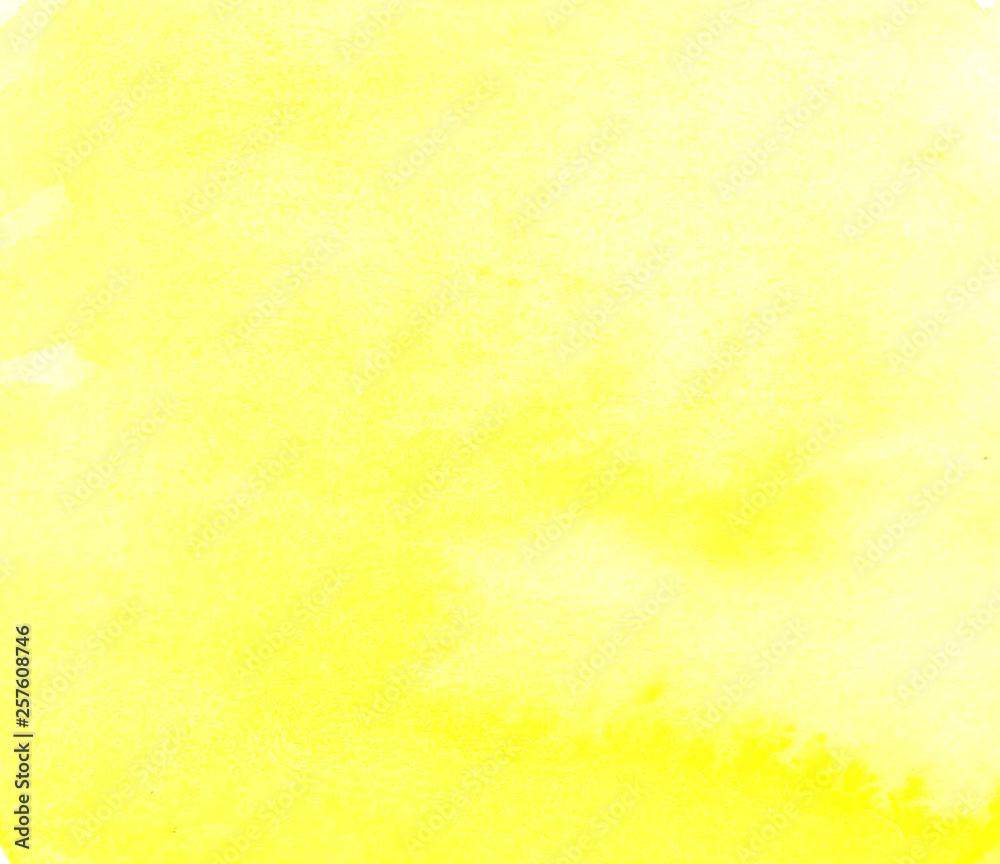 Hand drawing watercolor background yellow Hand drawing watercolor background yellow
