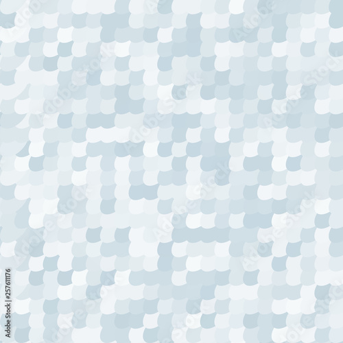 Seamless pattern with silvery and blue scales.