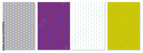 Polka dot pattern vector. Baby background.