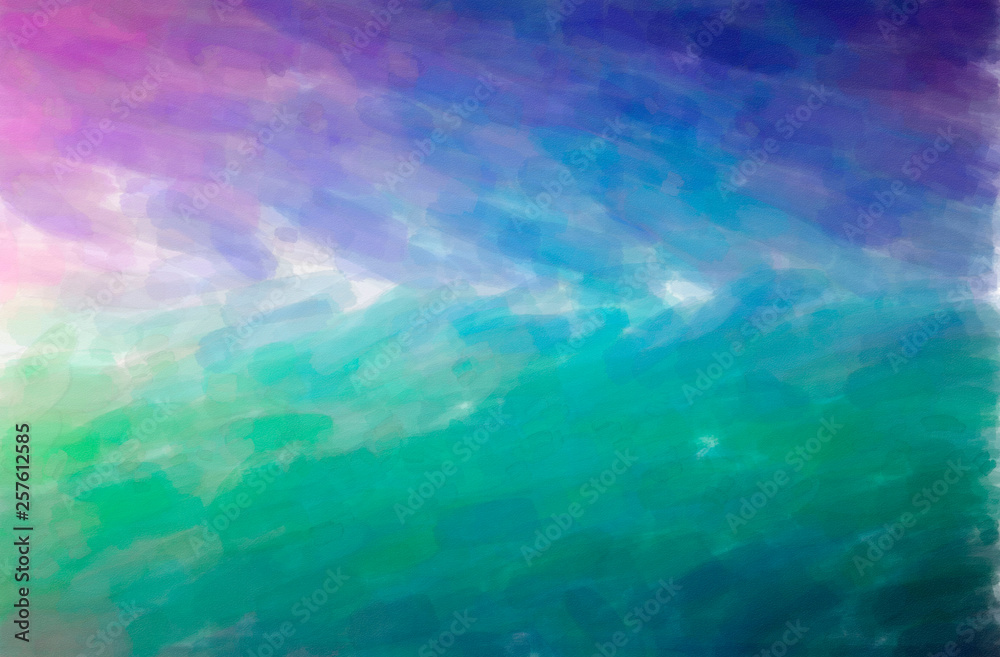 Abstract illustration of blue and purple Watercolor background