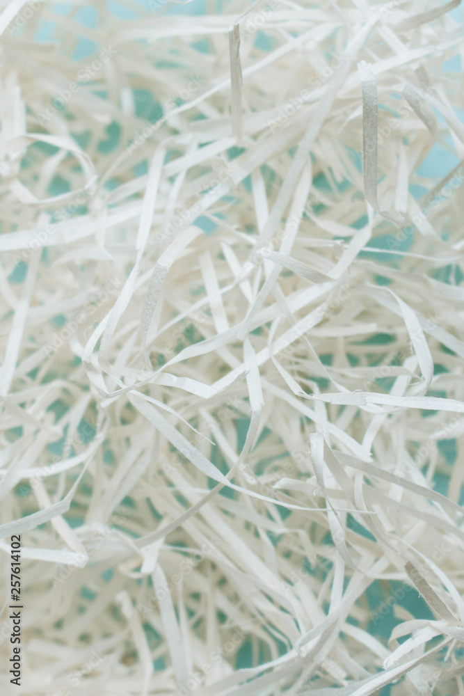 Macro photo of white paper decor material Macro photo of white paper decor material